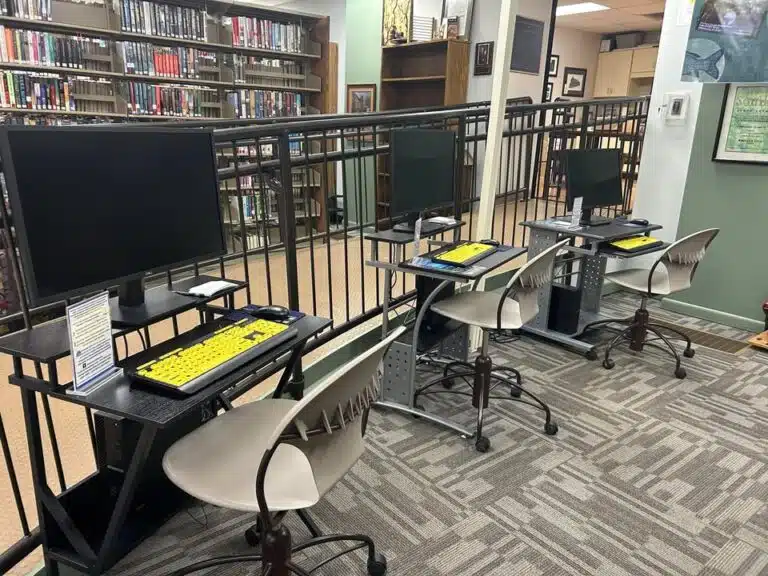 Image shows three computers.