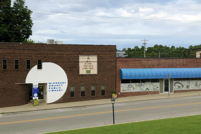 Front exterior of McCreary County Public Library